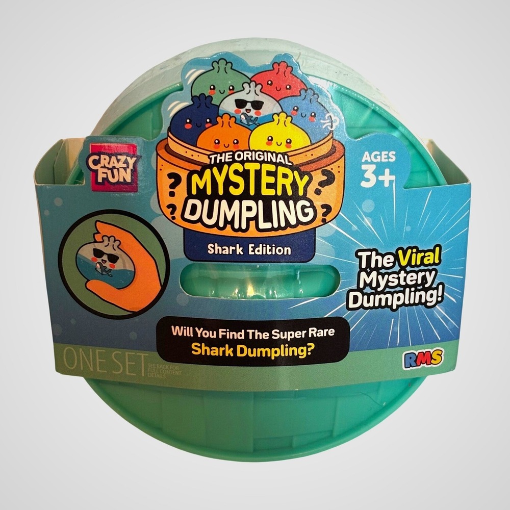 RMS Crazy Fun The Original Mystery Dumpling Shark‎ Edition Viral Squishy Toy